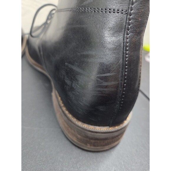Moretti Black Label Men\'s SZ 13 D Glen Ankle Boot Leather Chelsea Black Lace Up main image 6